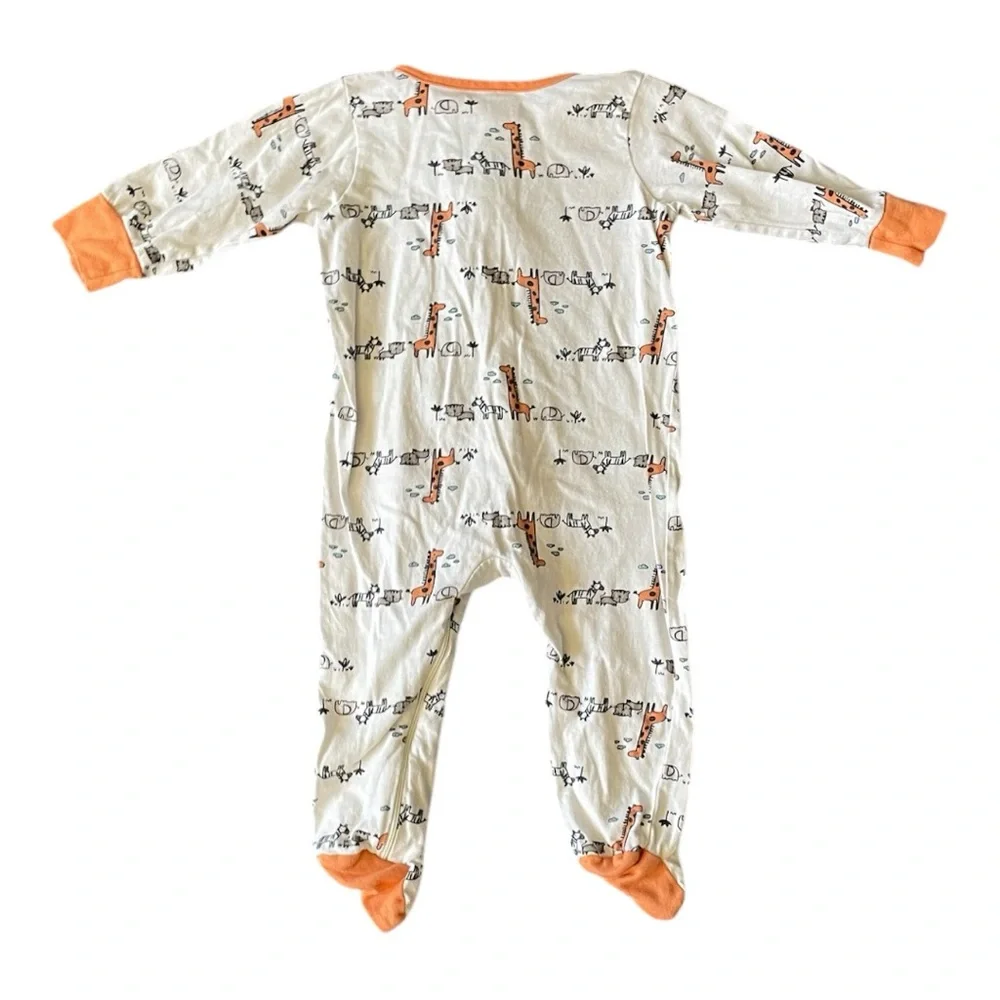 #156, Gerber Orange and White Kids One Piece, size 6-9 mo